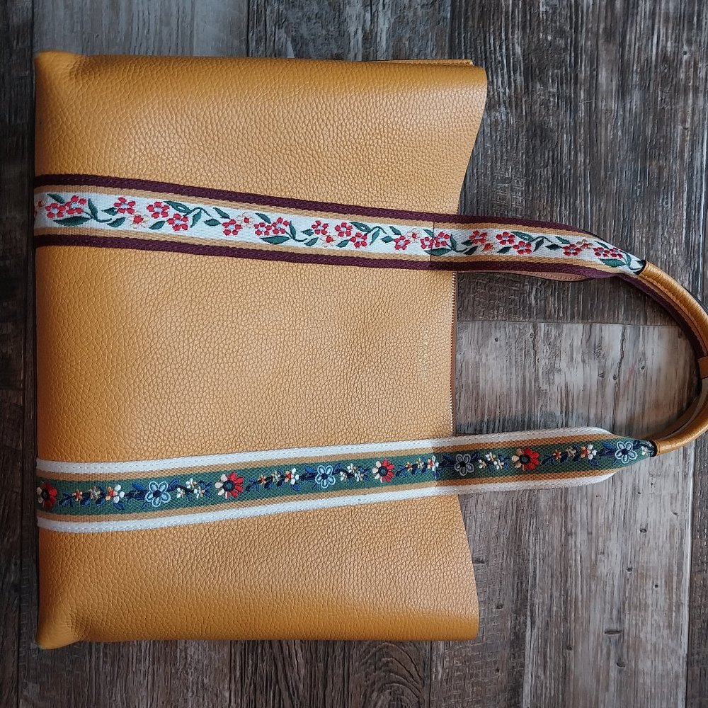 Tory Burch Yellow Spring Tote